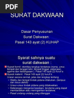 Contoh Surat Dakwaan