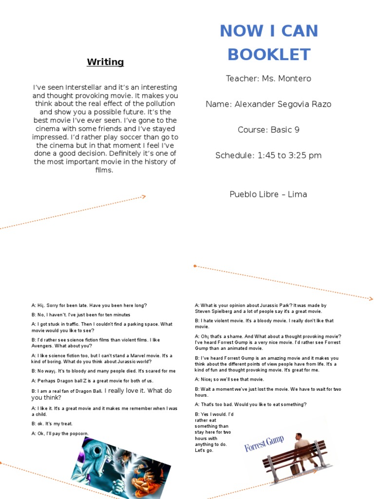 Booklet Ingles | PDF