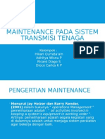 Maintenance Pada Sistem Transimisi Tenaga