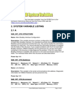 System Variables List R-J3iB