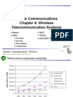 Mobile Communications Chapter 4: Wireless Telecommunication Systems