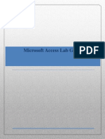 MS Access Lab Guide
