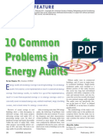 10 Common Problems in Energy Audits: Technical Feature