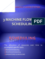 3 Machine Flow Shop Scheduling