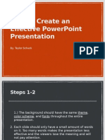 Effective Powerpoint