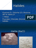Halides Carbonates