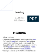 Leasing and Portfolio MGMT