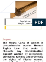 Magna Carta of Women Rights Law
