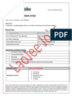 MUHAMMAD AHSAN AYAZ - Mechanical Draftsman-AutoCad Operator