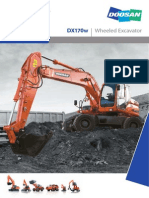Doosan DX170W Rubber Tyred Excavator