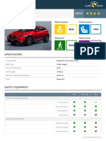 Euroncap 2015 Mazda CX 3 Datasheet PDF