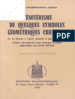 CHARBONNEAU-LASSAY Louis - L'Ésotérisme de Quelques Symboles Géométriques Chrétiens OCR