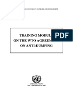 Training Module on Anti Dumping