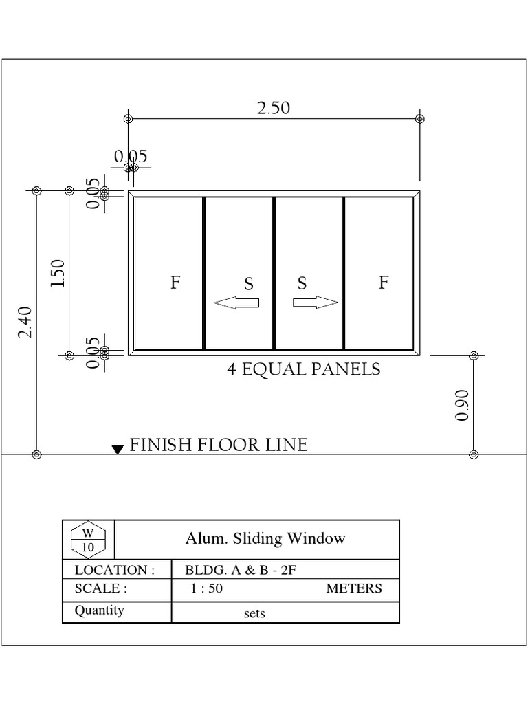 Window Dimensions for Alum. Sliding Design | PDF | Queensland Heritage ...