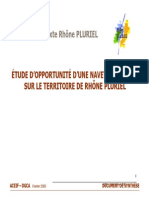 Etude D'opportunite de La Navette Fluviale Sur Rhone