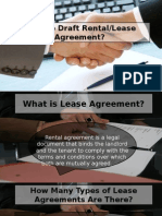 How To Draft Rental/Lease Agreement?