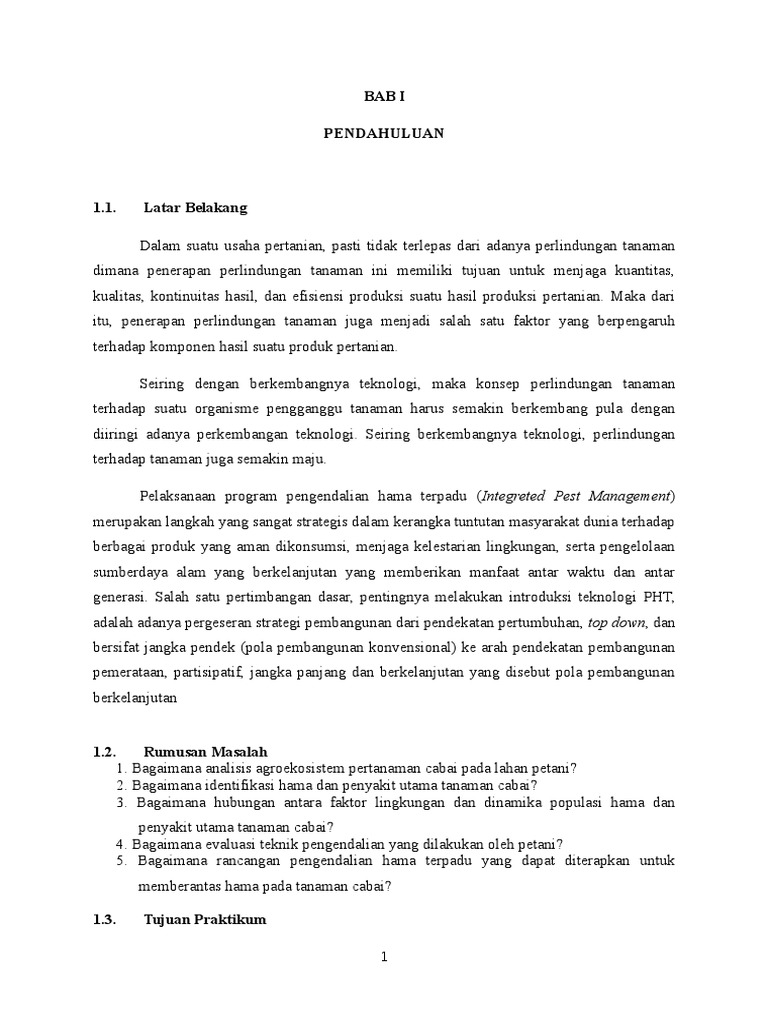 Wawancara Petani Cabai