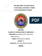 Informe de Metalurgica