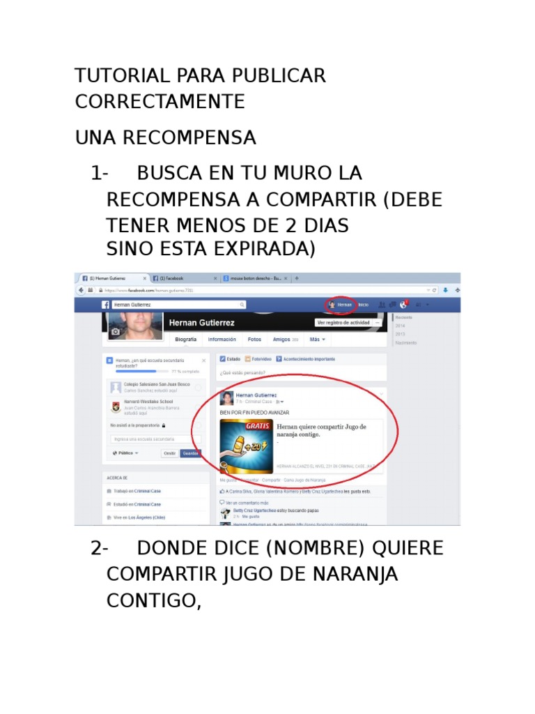 Tutorial para Publicar Correctamente | PDF