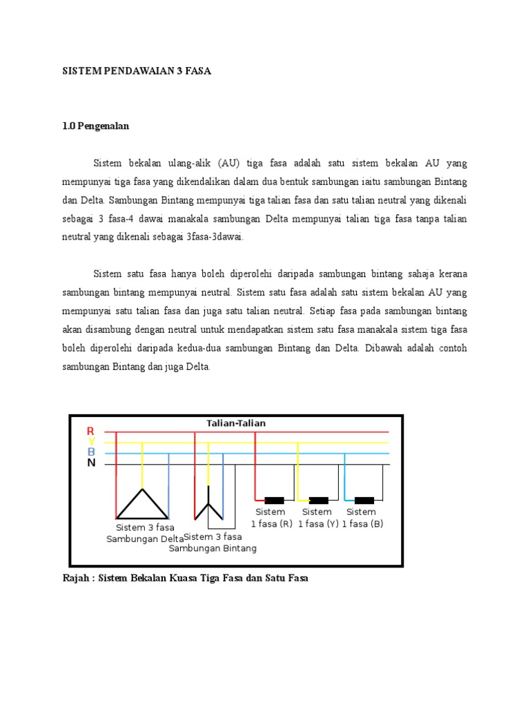 Sistem Pendawaian 3 Phase Pdf