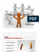 Campus Selection Process/ GD/ PI