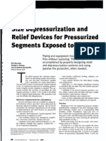 Relief Devices For Segments Exposed To Fire