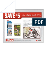 SAVE $5 ON 3M HEADLIGHT KITS