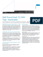 (625255796) PowerVault TL1000 Tape Autoloader Spec Sheet