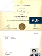 Rezza P - Bachelor Certificate