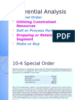 Differential Analysis: Special Order