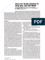 Use of Inhibitors for Scale Control