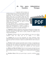 10 reglas para administrar tu tiempo de forma eficaz