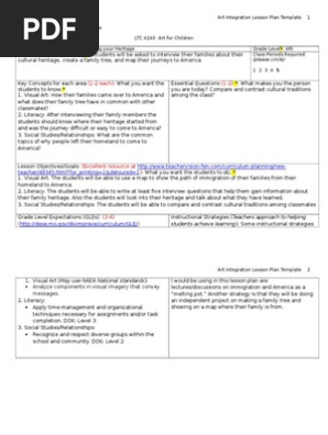art lesson plan
