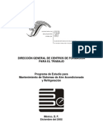 Programa de Estudio Mantenimienta A Sistemas de Aire ACondicionado