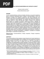 o Manejo Da Contratransferência No Contexto Clínico