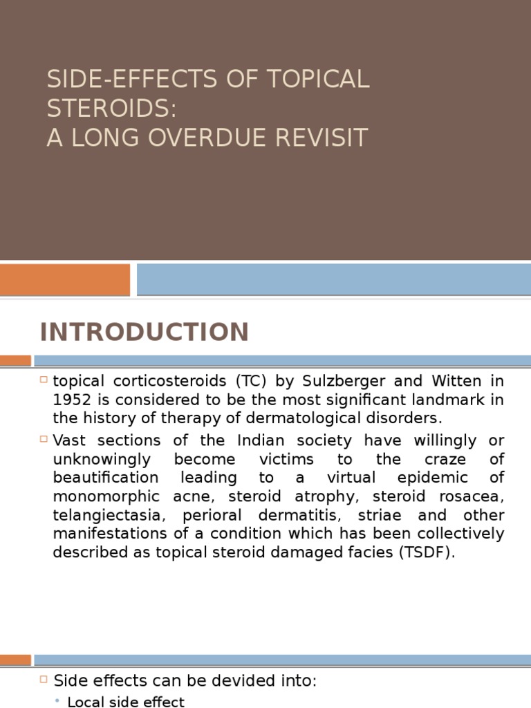 Efek Samping Penggunaan Steroid Topikal PDF Wound Healing