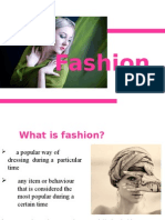 Fashion and History of Fashion