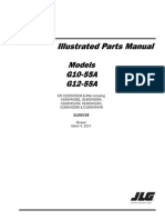 JLG G12-55A SN 0160045636 & After Telehandler Parts Manual