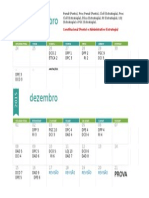 Calendário para estudos