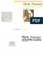 Michel FOUCAULT 1987 Söylemin Düzeni