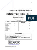 Chemology English 2014 Exam VCE