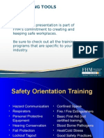 Safety Orientation Training - FHM COVER