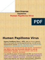 Vaccinarea HPV