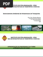 Gerenciamento Ambiental de Infraestrutura de Transportes