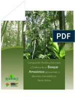 Composicion Floristica, Estructura y Dinamica de Un Bosque Amazonico Pando 2007 Licona Et Al