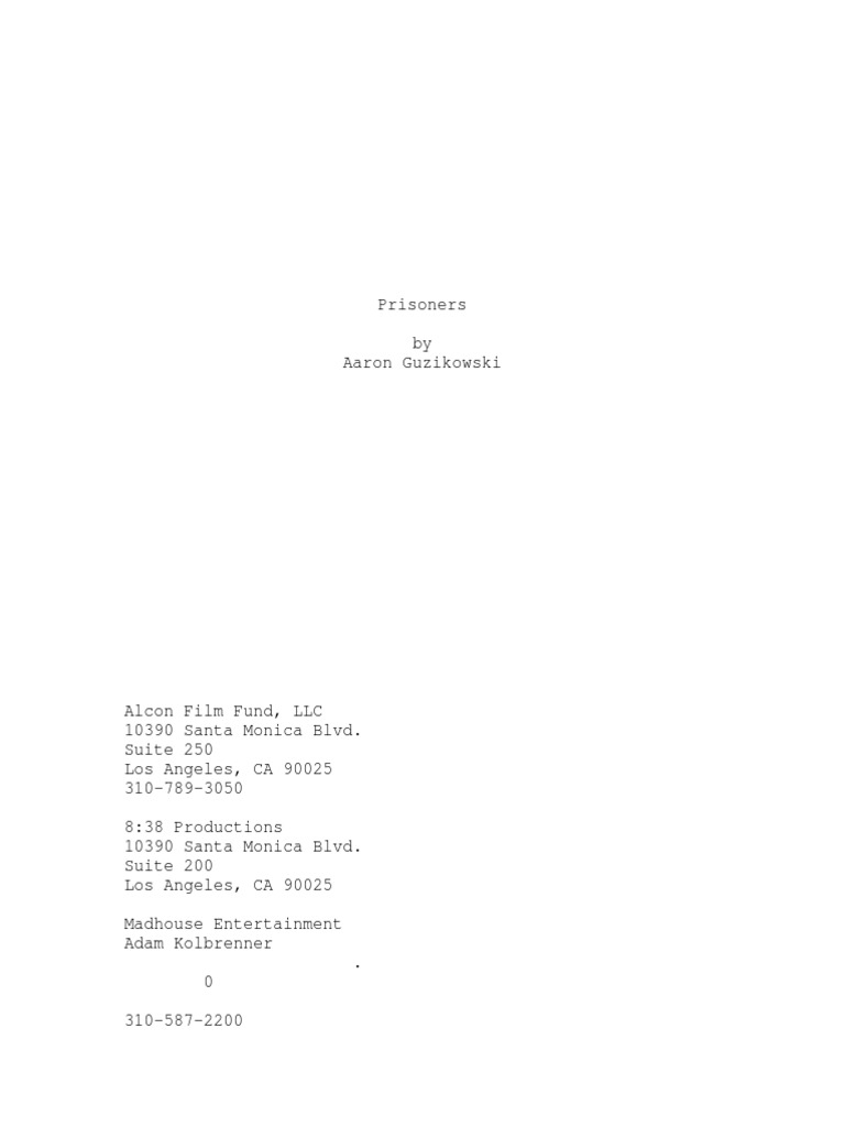 Prisoners Script Pdf Loki Loki Comics