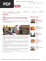 SENAI Oferece Curso de Especialização Técnica - Sistema FIEMG