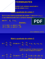 Determinantes Sistemas Lineares