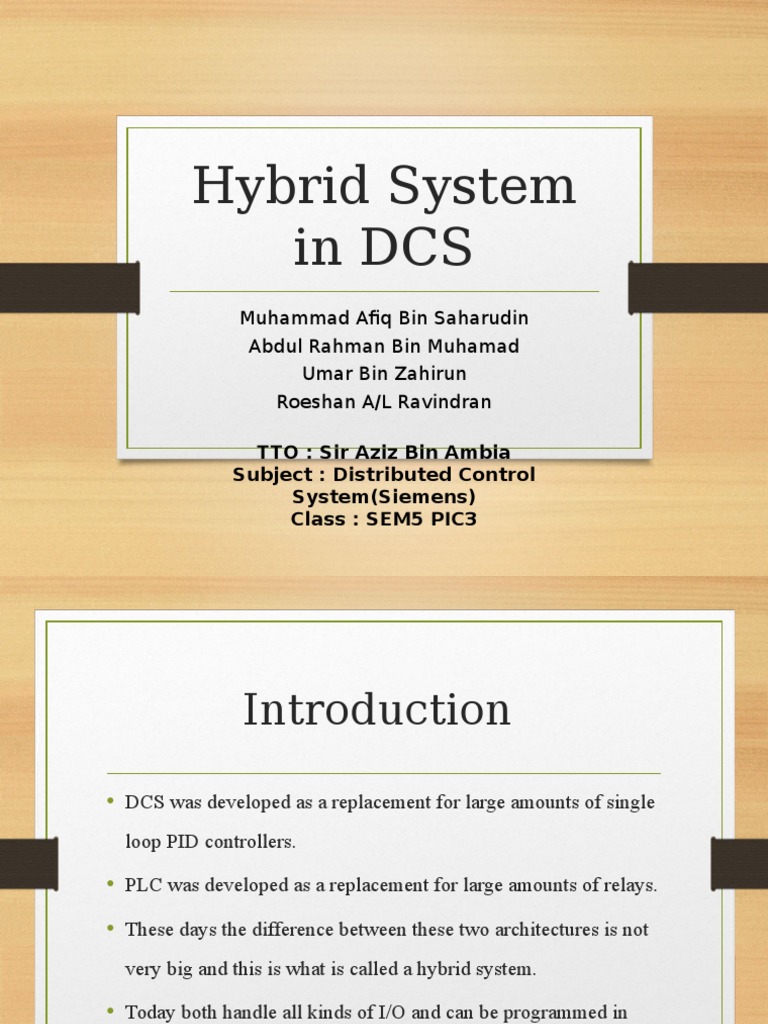 Hybrid Systems in Distributed Control | PDF | Business | Computers