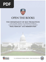 OpenTheBooks Oversight Report - The Department of Self-Promotion